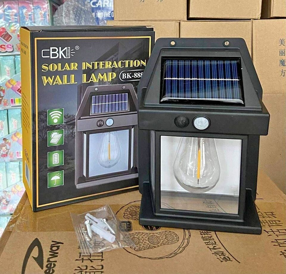 Rechargeable Solar Wall Light in Pakistan – BK-888 | Motion Sensor, Waterproof, Outdoor LED