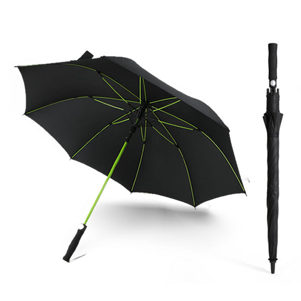 Windproof 12-Rib Automatic Folding Umbrella – Oversized Rain Protection