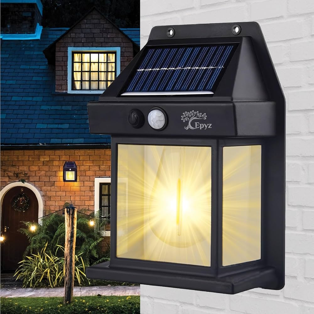 Rechargeable Solar Wall Light in Pakistan – BK-888 | Motion Sensor, Waterproof, Outdoor LED