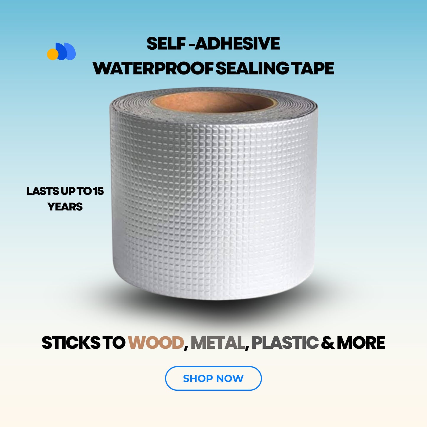 Powerful Euro Waterproof Sealing Tape - Last up to 15 Years