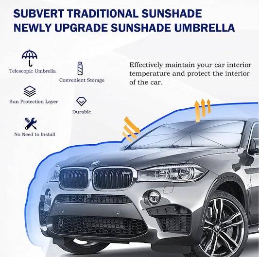 Universal Car Windshield Sun Shade – UV & Heat Protection