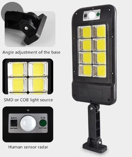 Waterproof Outdoor Solar Wall Lights SH 803B– Remote Control, 3 Modes, Easy Installation