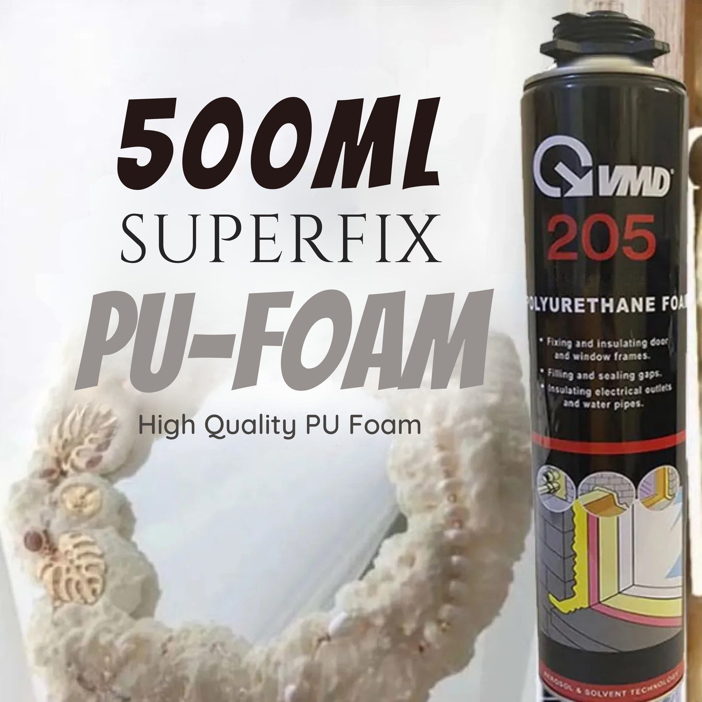 Polyurethane Foam 205 (PU Foam) 500ML
