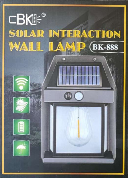 Rechargeable Solar Wall Light in Pakistan – BK-888 | Motion Sensor, Waterproof, Outdoor LED