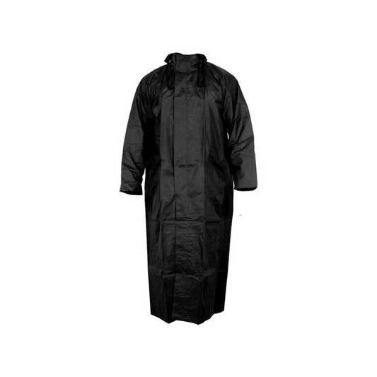 Long Hooded Raincoat