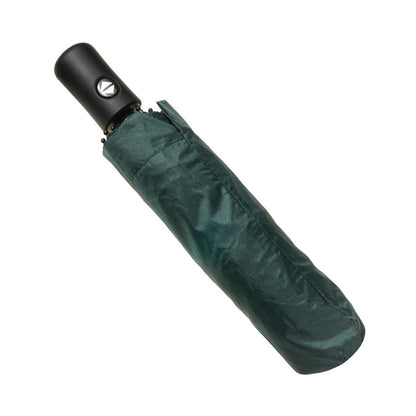 Automatic Open-Close Folding Umbrella - Windproof, Rainproof & Compact (Bottle Green)