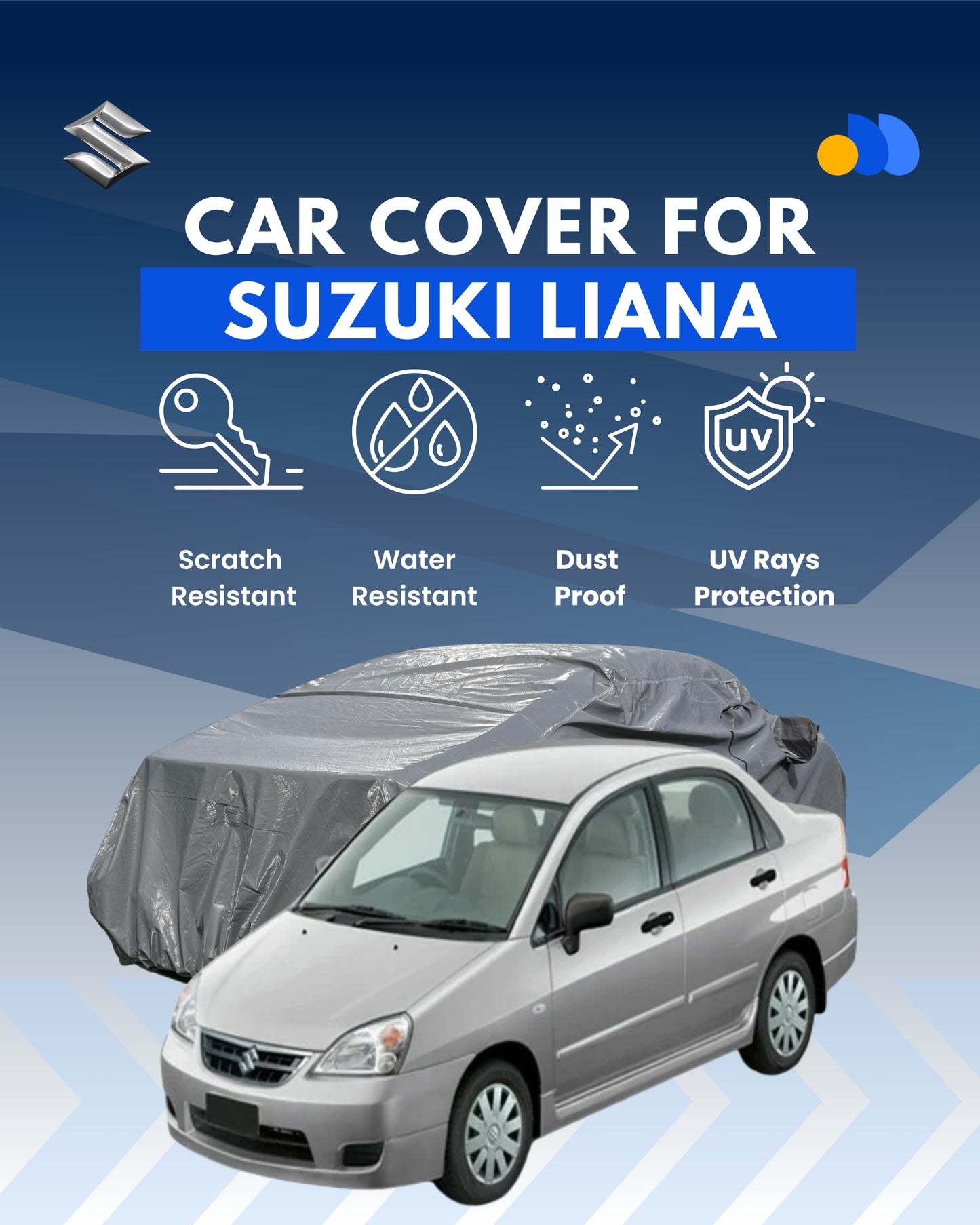 Premium Quality Car Top Cover for Suzuki Liana