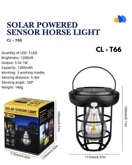 Portable Hanging Solar Wall Lights Outdoor - CL - T66