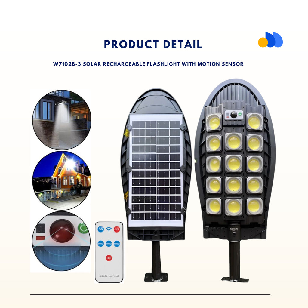 Solar Rechargeable Flashlight