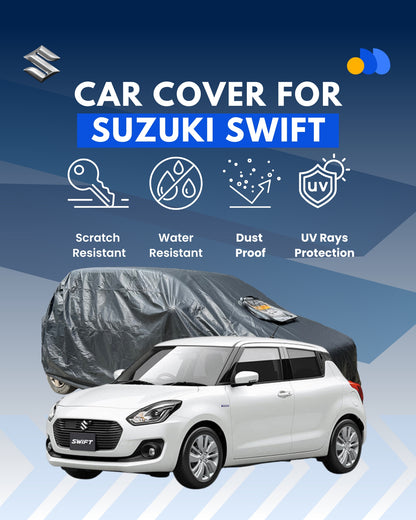 Suzuki Swift Car Cover – Waterproof, UV & Scratch Resistant (All Models)