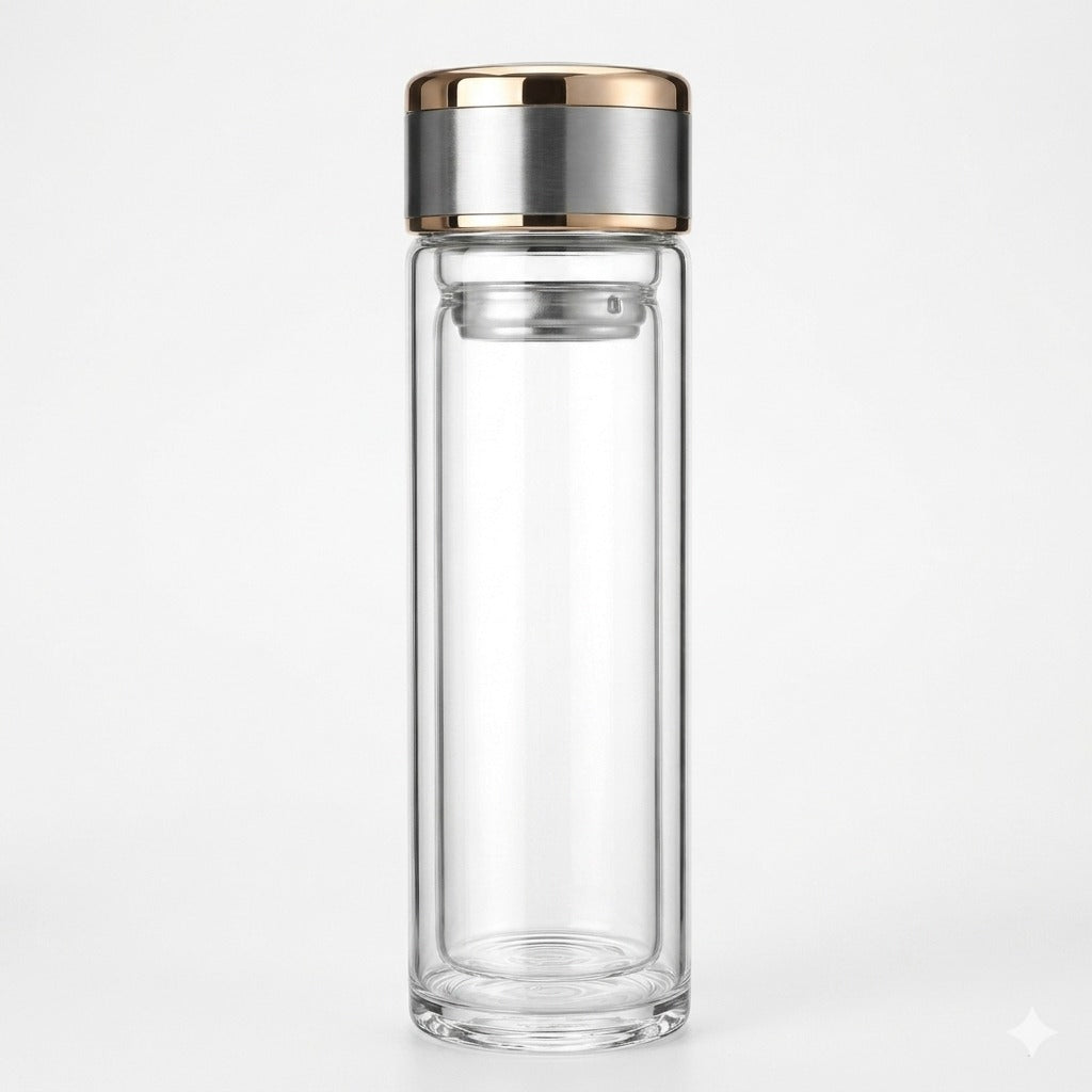 Glass Water Bottle