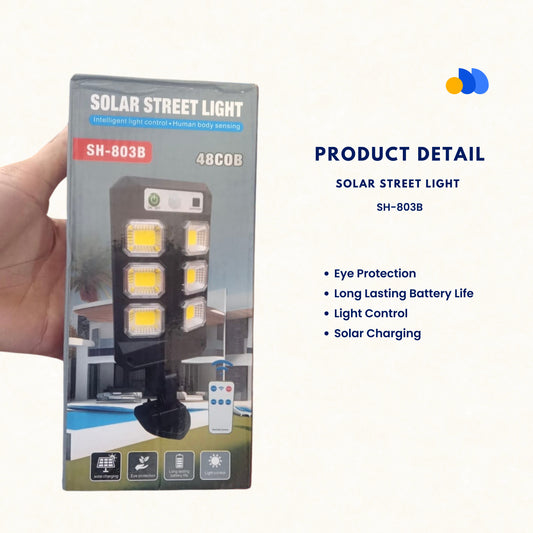 Waterproof Outdoor Solar Wall Lights SH 803B– Remote Control, 3 Modes, Easy Installation