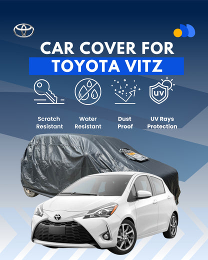 Toyota Vitz Car Cover – Waterproof, UV & Dust-Proof (All Models)